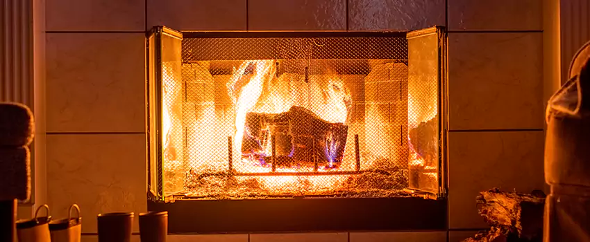 Mendota Hearth Landscape Fireplace Installation in Spartanburg, South Carolina
