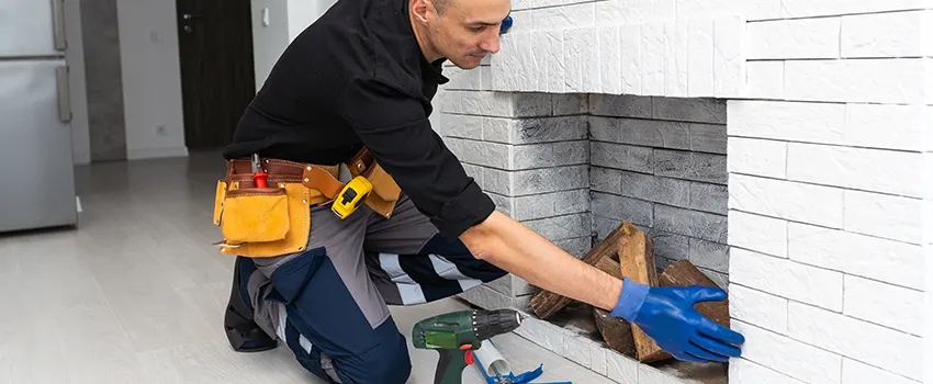 Fireplace Damaged Damper Frame Repair Services in Spartanburg, South Carolina