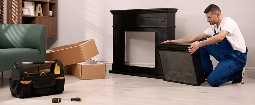 Old Rusted Metal Fireplace Repair And Replacement in Spartanburg, SC
