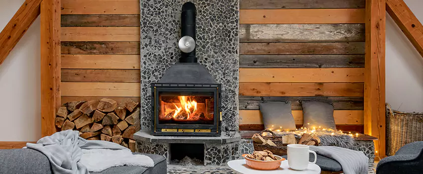 Thelin Hearth Products Direct Vent Gas Stove Fireplace Inspection in Spartanburg, South Carolina